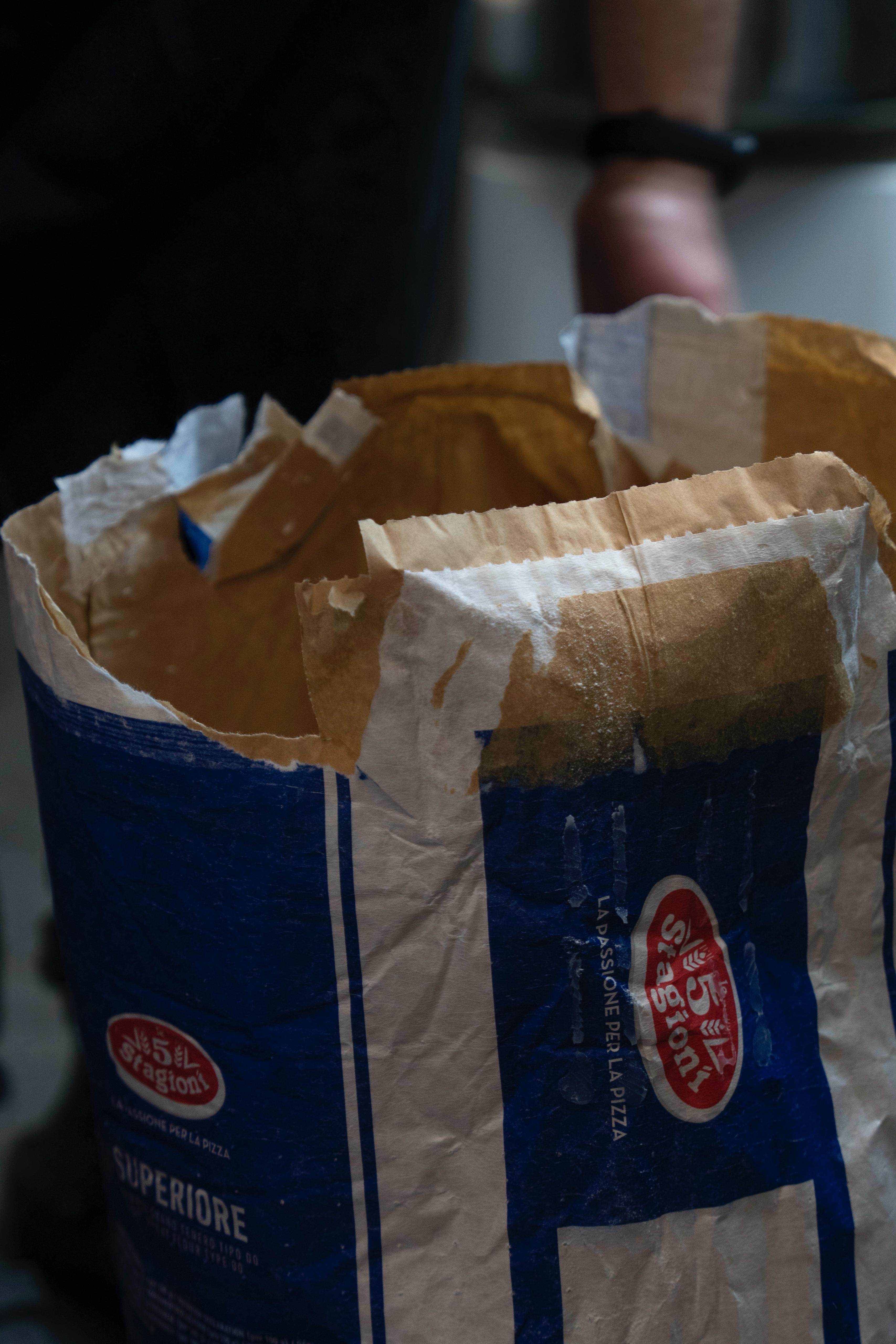 Italian Stagioni flour bag at Kalura, Antwerp